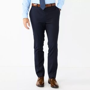 APT 9 Premier Flex Performance Slim-Fit Washable Suit Pants 34Wx32L